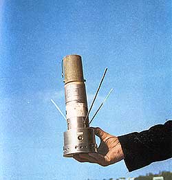 satellite-ballon de fabrication française destiné à la transmission radiophonique d'informations météorologiques