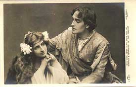 Basil Gill and Nora Kerin in The Tempest